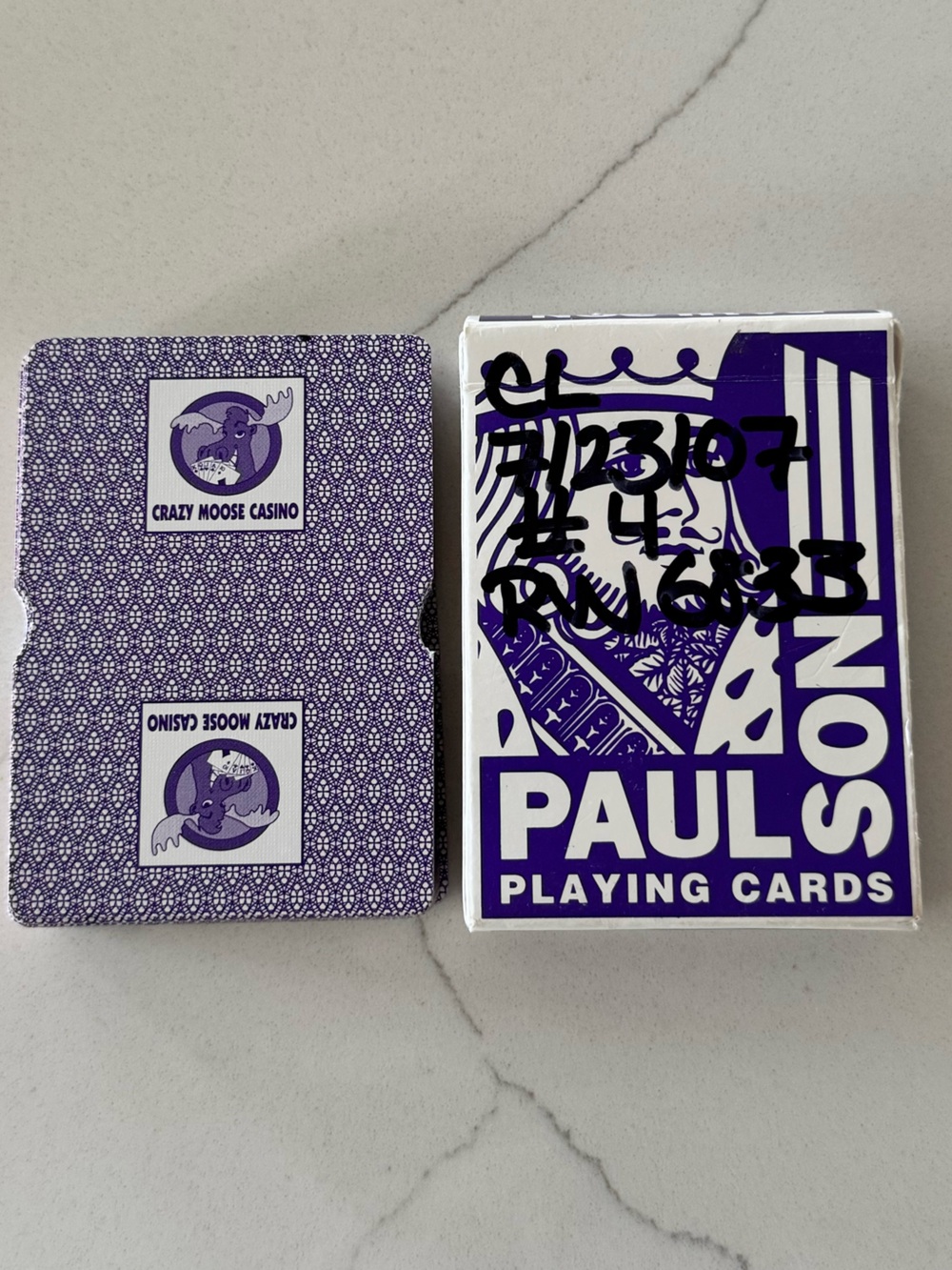 “Crazy Moose Casino” Retired Deck of Playing Cards